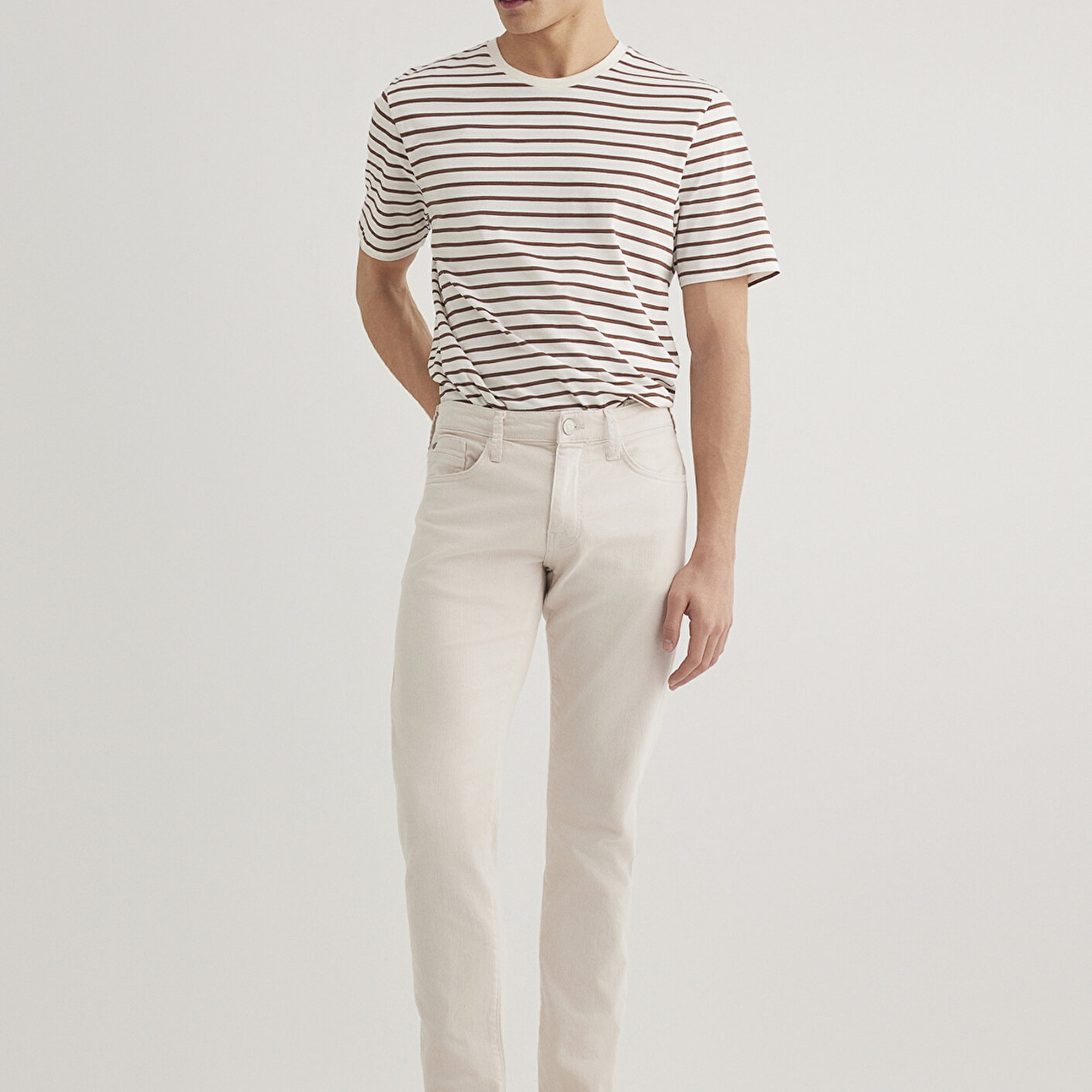 Mavi Jake Ekru Comfort Gabardin Pantolon 0042222763