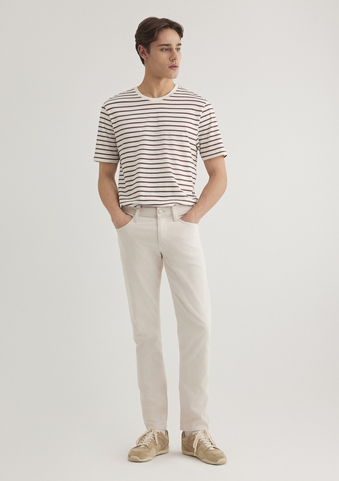  Mavi Jake Ekru Comfort Gabardin Pantolon 0042222763