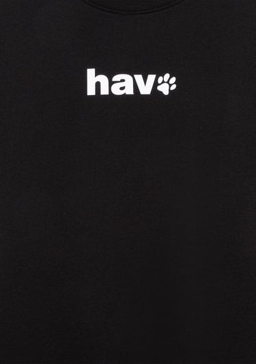  Mavi Hav Baskılı Siyah Tişört Regular Fit / Normal Kesim 1613288-900