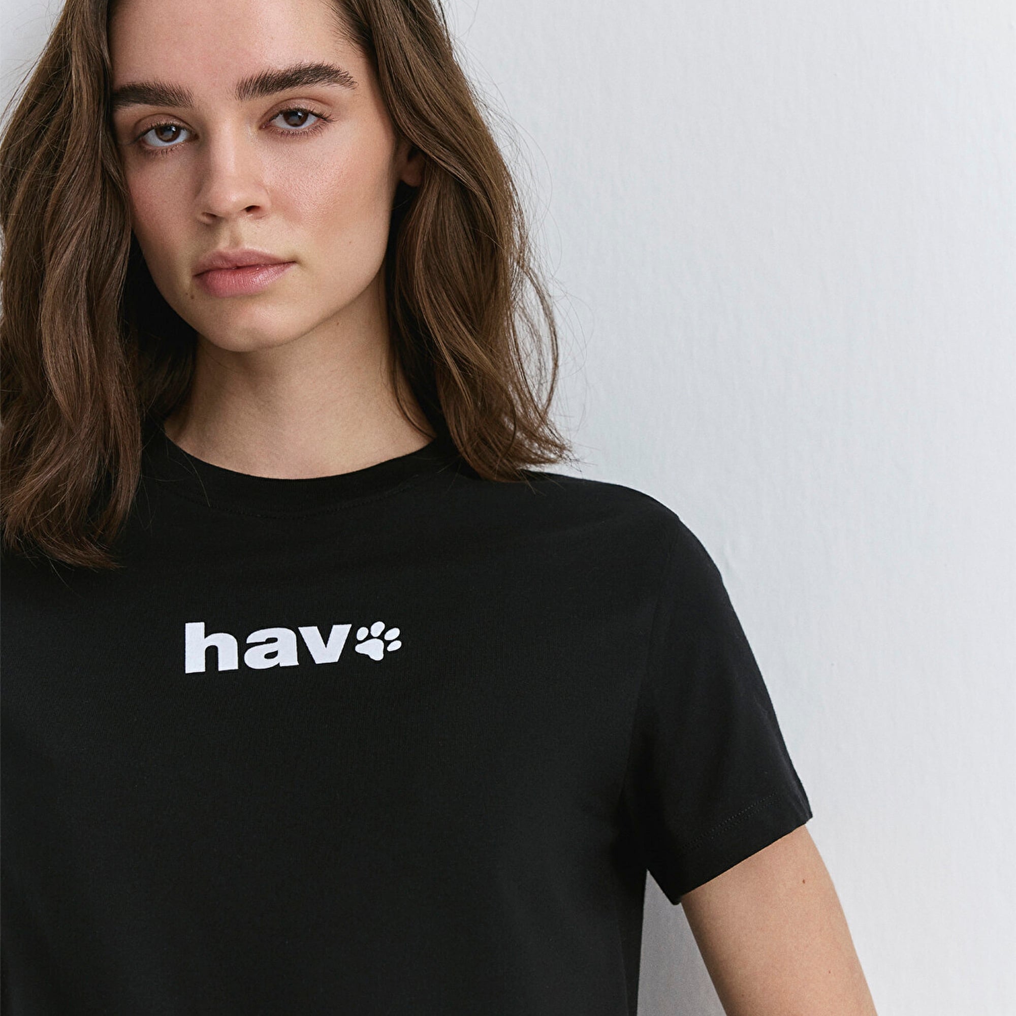 Mavi Hav Baskılı Siyah Tişört Regular Fit / Normal Kesim 1613288-900