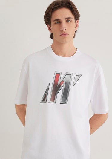  Mavi Mavi Pro Logo Siyah Tişört Loose Fit / Bol Rahat Kesim 0612750-620