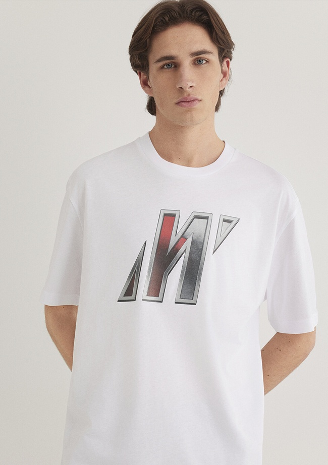  Mavi Mavi Pro Logo Siyah Tişört Loose Fit / Bol Rahat Kesim 0612750-620