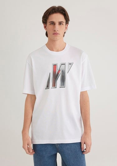  Mavi Mavi Pro Logo Siyah Tişört Loose Fit / Bol Rahat Kesim 0612750-620