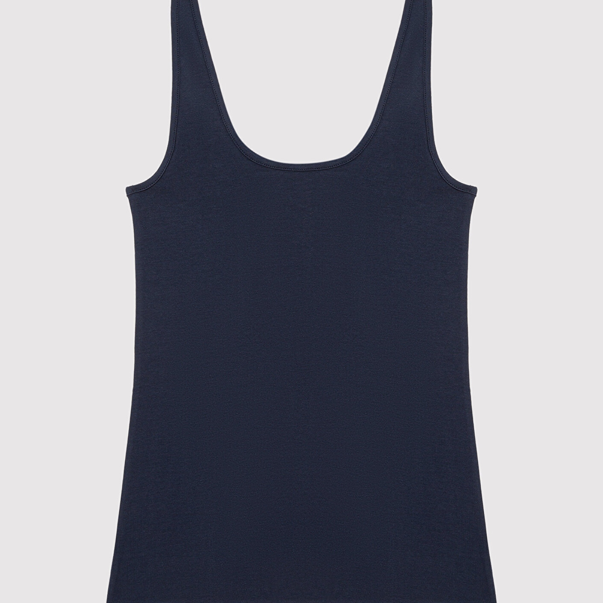 Mavi 2li Gri Lacivert Kadın Basic Atlet Fitted / Vücuda Oturan Kesim 1611367-70490