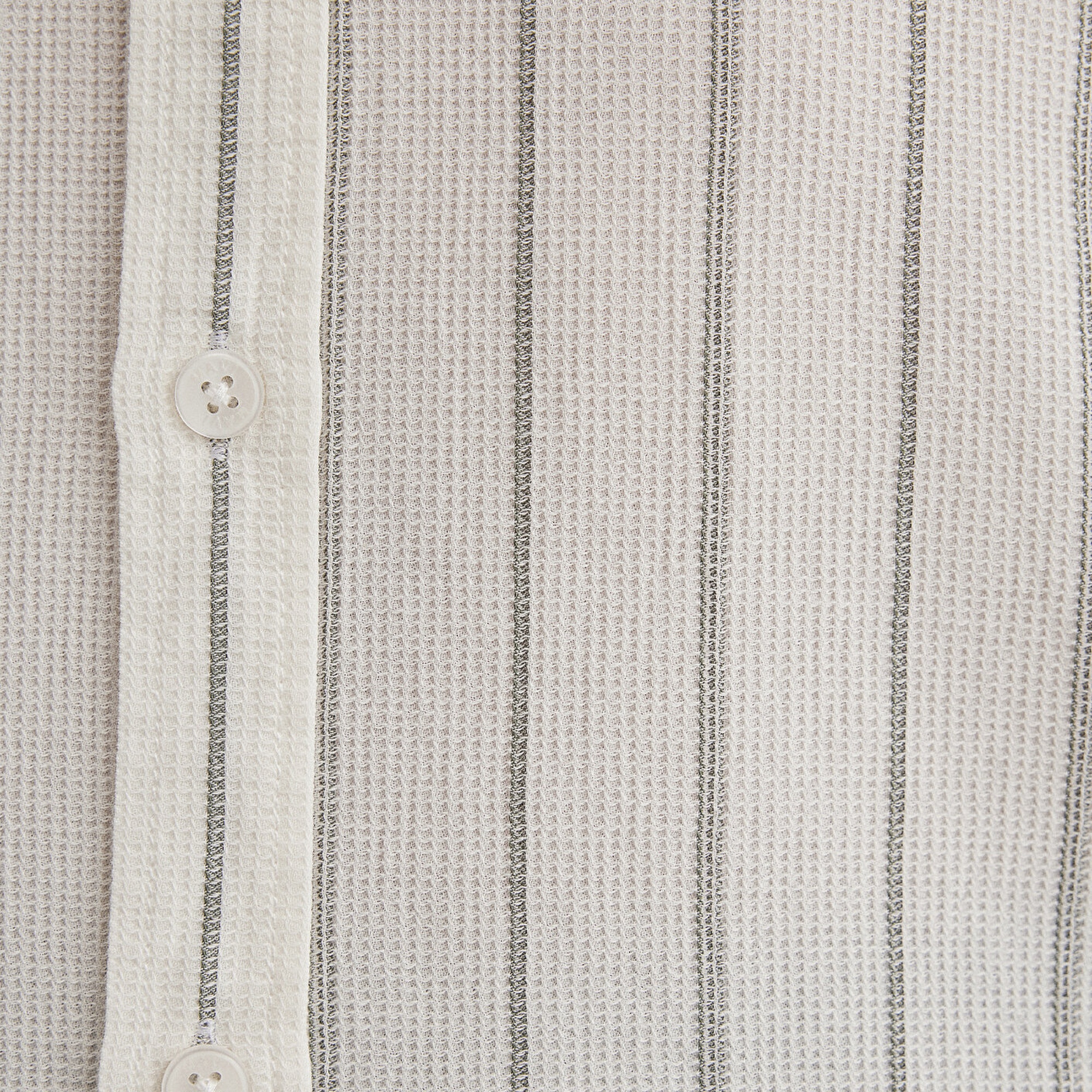 Mavi Haki Çizgili Gömlek Regular Fit / Normal Kesim 0211384-80692