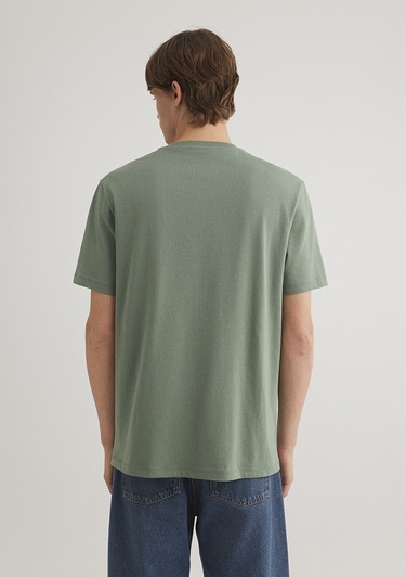  Mavi Yeşil Basic Tişört Loose Fit / Bol Rahat Kesim 066249-71483