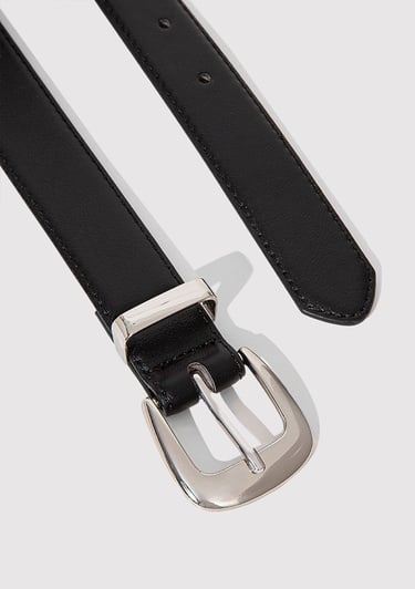  Mavi Siyah Suni Deri Kemer 1913299-900