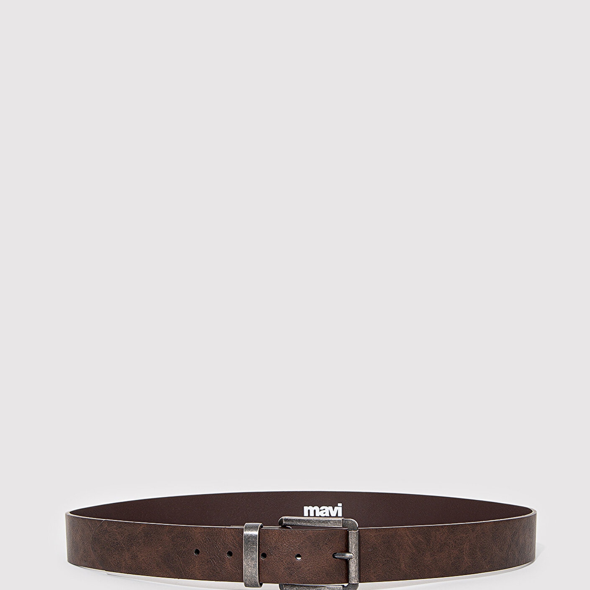 Mavi Kahverengi Suni Deri Kemer 0911874-85397