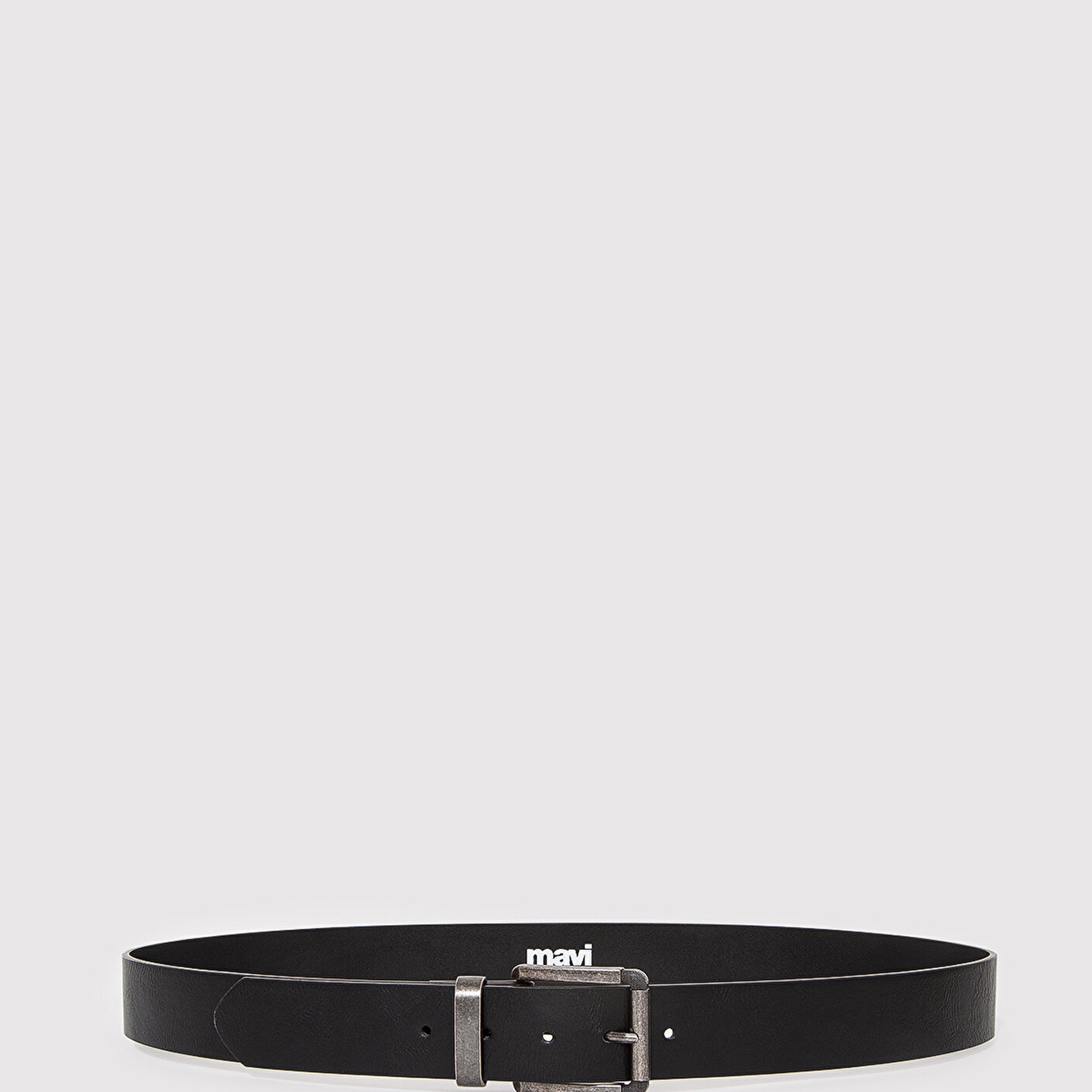 Mavi Siyah Suni Deri Kemer 0911874-900