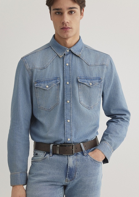  Mavi Kahverengi Suni Deri Kemer 0911874-85397