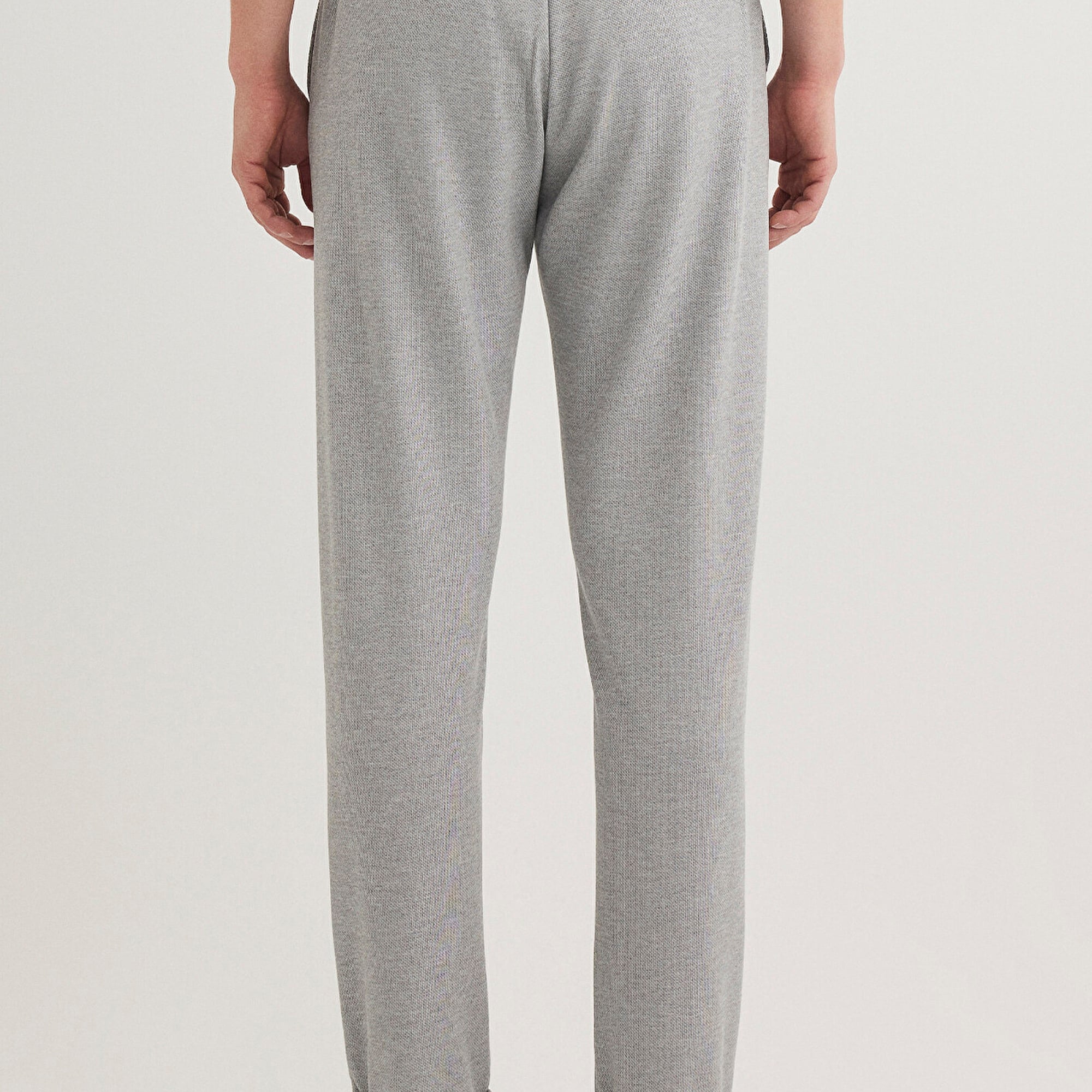 Mavi Gri Örme Pantolon 0010460-80018