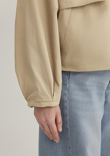  Mavi Bej Ceket Oversize / Geniş Kesim 1110647-35565