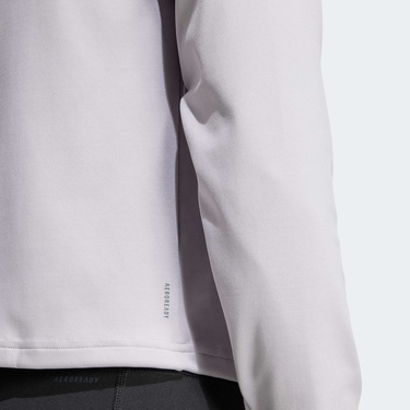  adidas Essentials 1/4 Zip Kadın Mor Sweatshirt