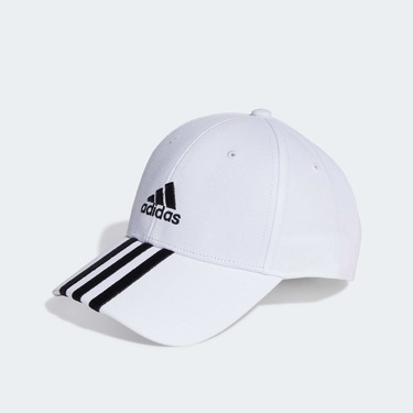  adidas 3-Stripes Cotton Twill Baseball Unisex Beyaz Şapka