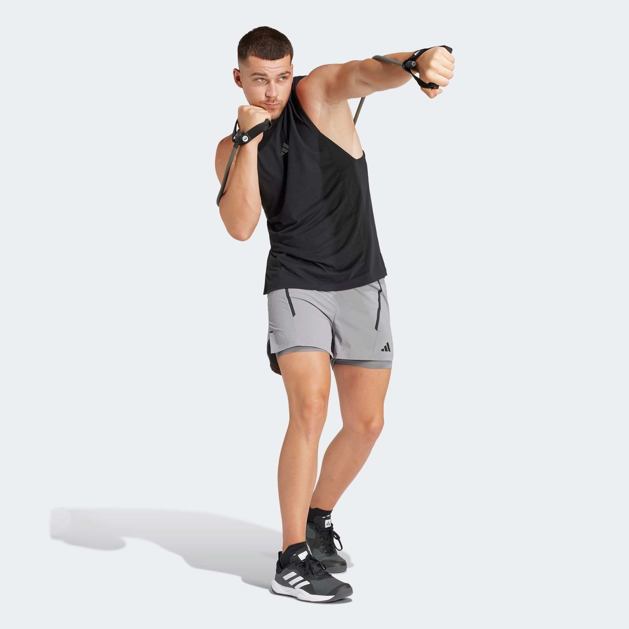 adidas D4T Erkek Siyah Antrenman Atleti