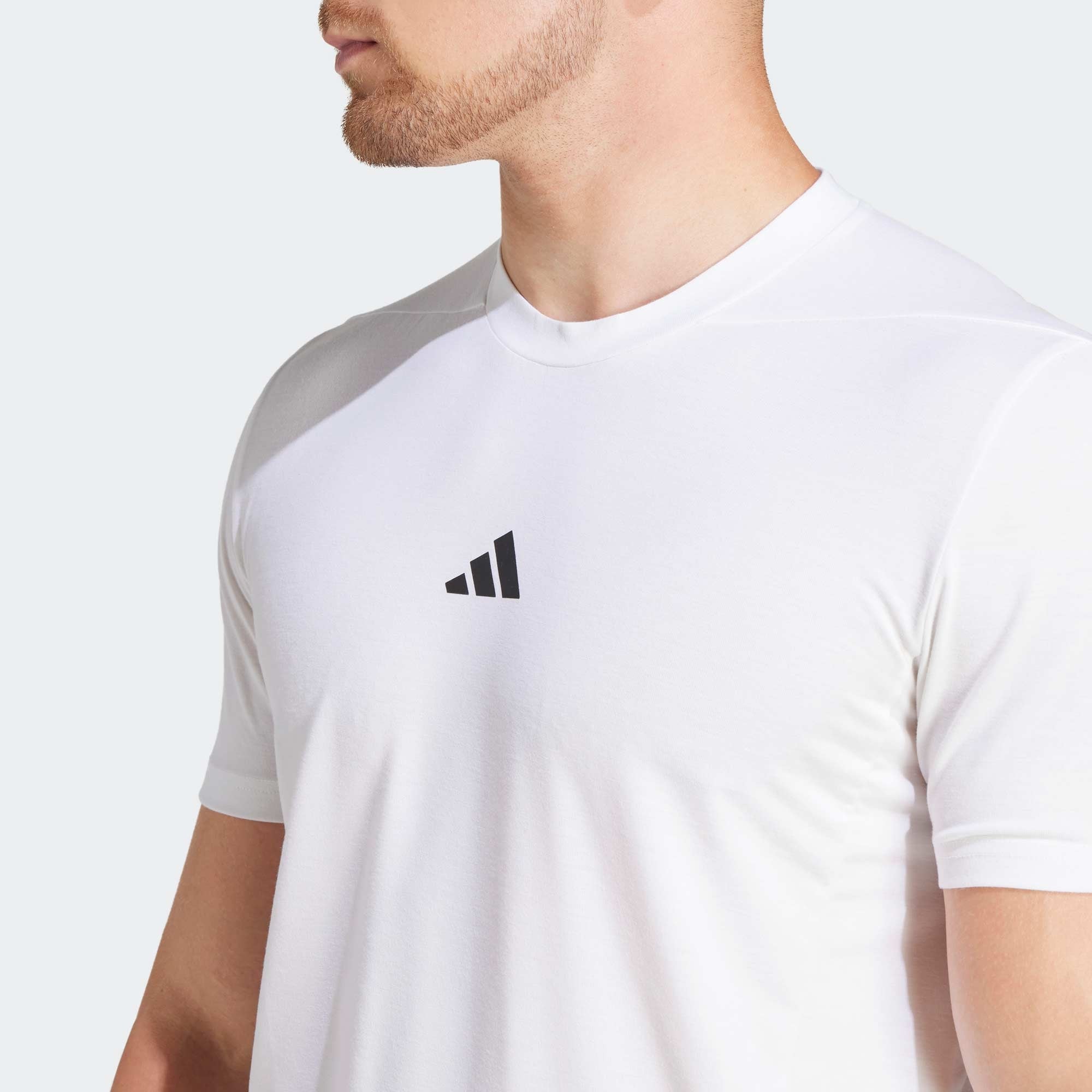 adidas Erkek Beyaz Antrenman T-Shirt