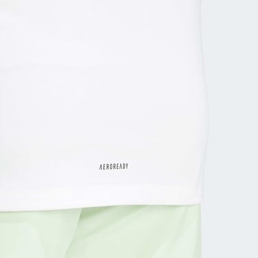  adidas Erkek Beyaz Antrenman T-Shirt