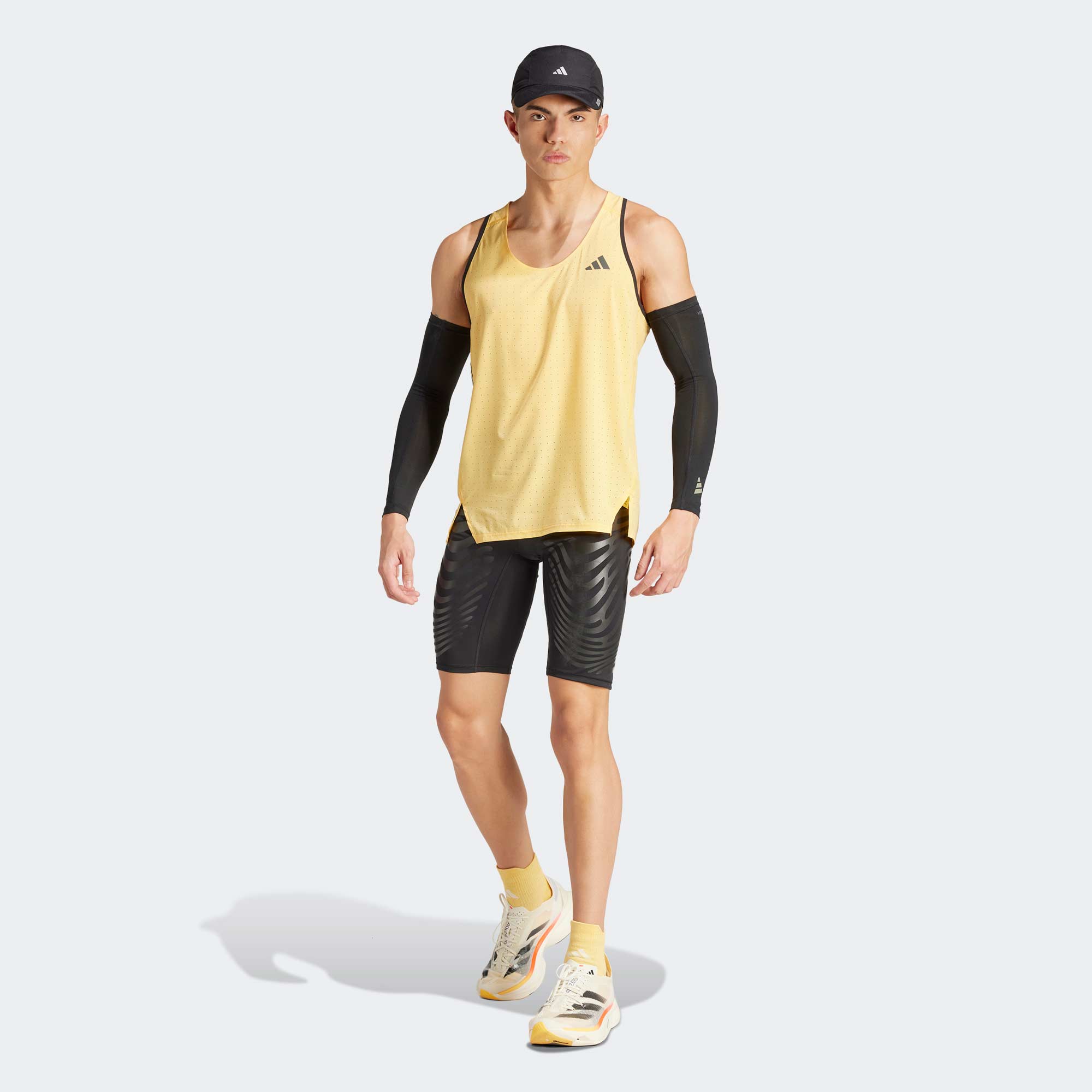  adidas Adizero Control Erkek Siyah Koşu Taytı