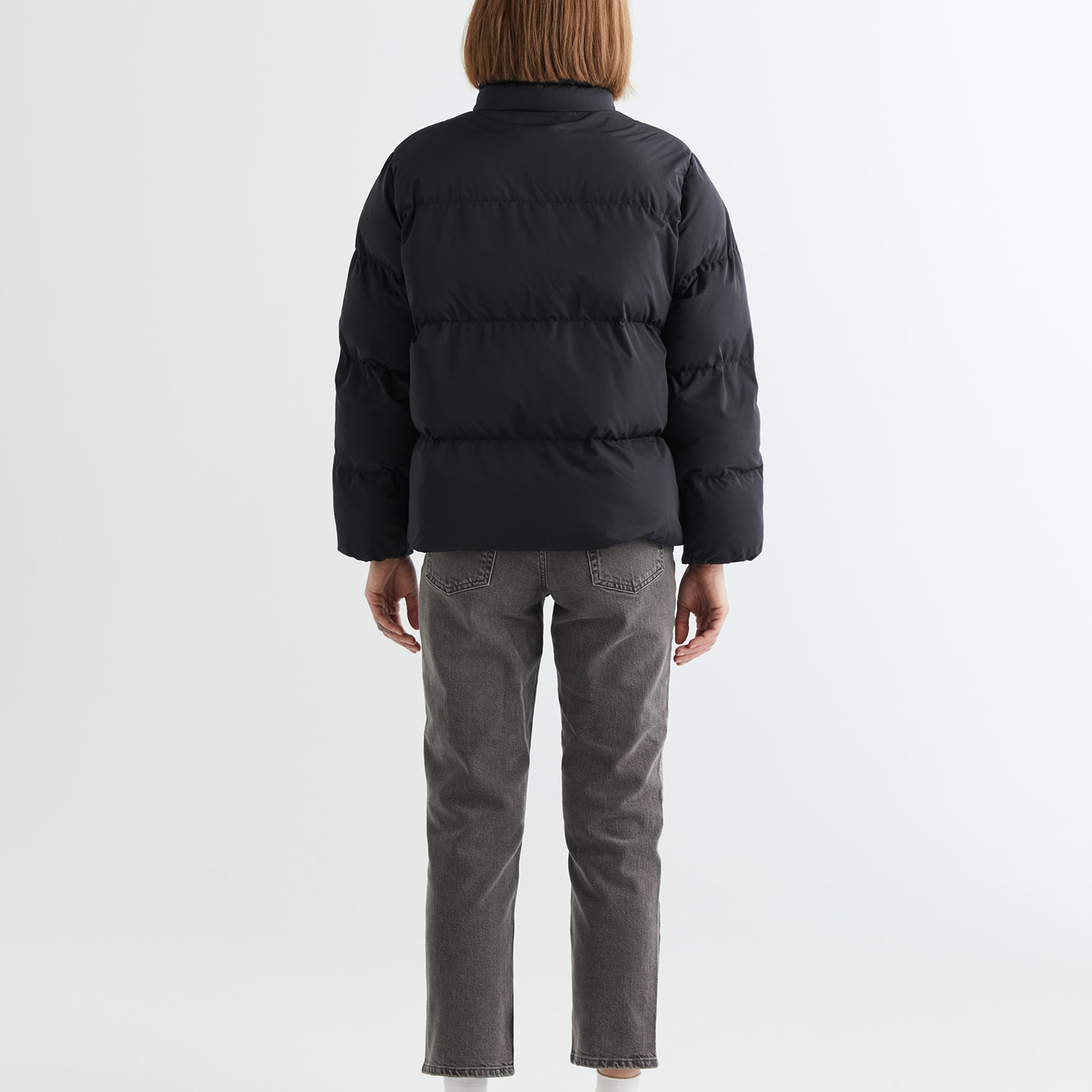 GANT Kadın Siyah Dik Yaka Mont