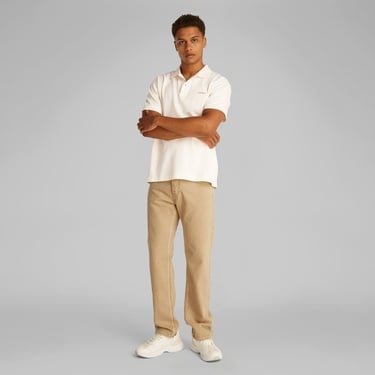  Calvin Klein Calvin Klein Label Erkek Beyaz Polo