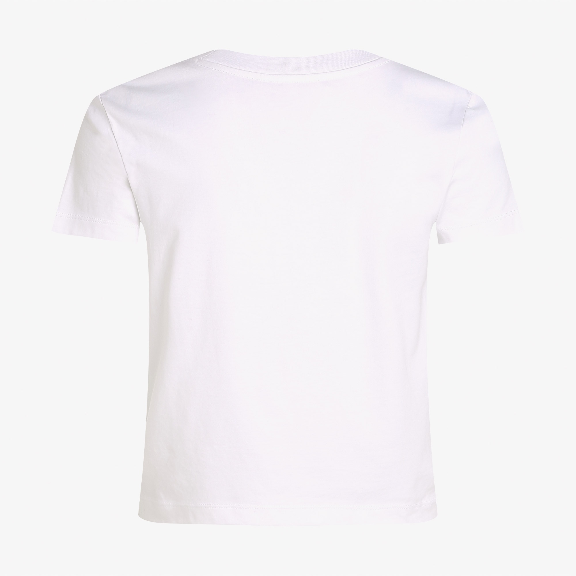 Calvin Klein Front Photo Graphic Baby Kadın Beyaz T-Shirt