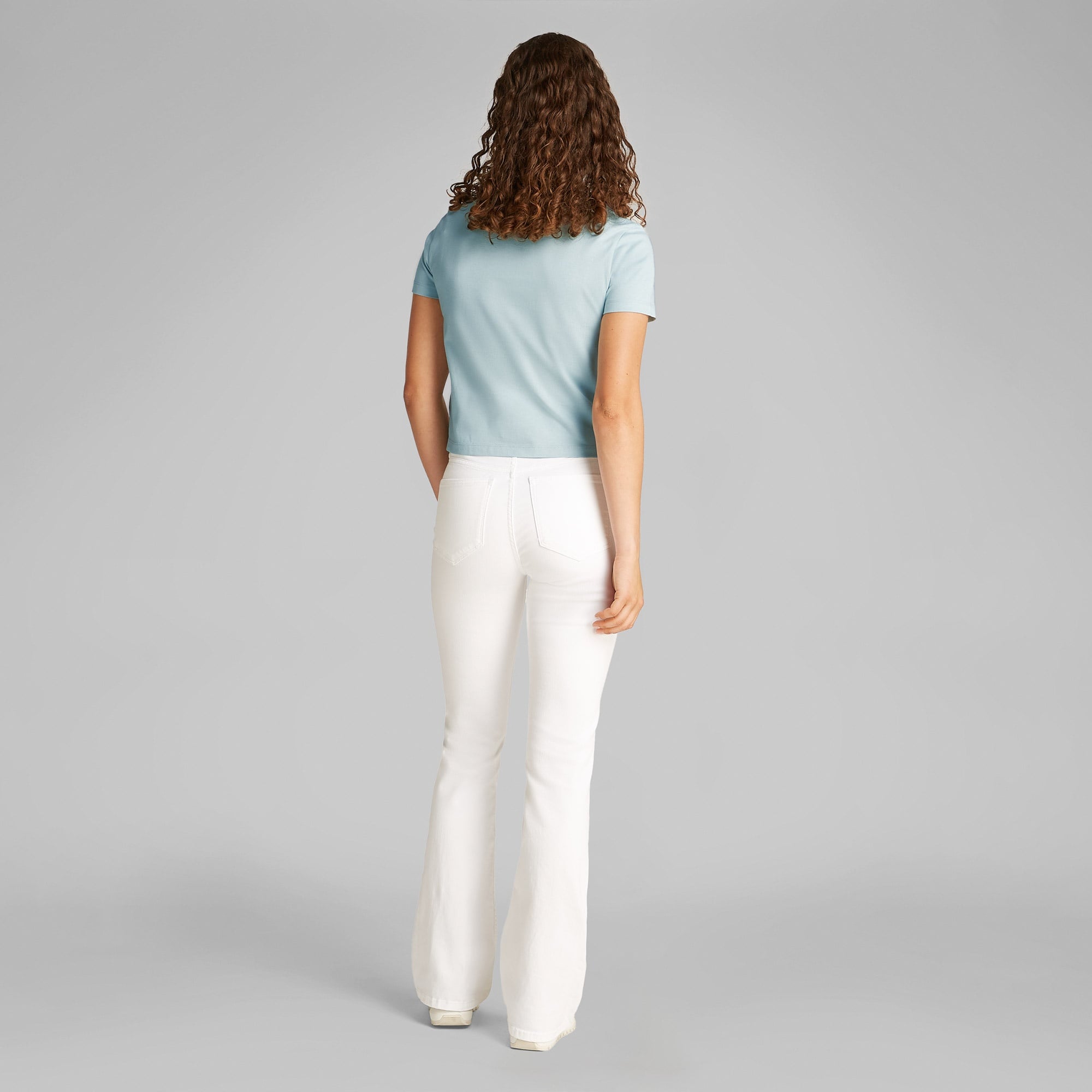 Calvin Klein Monologo Baby Kadın Mavi T-Shirt