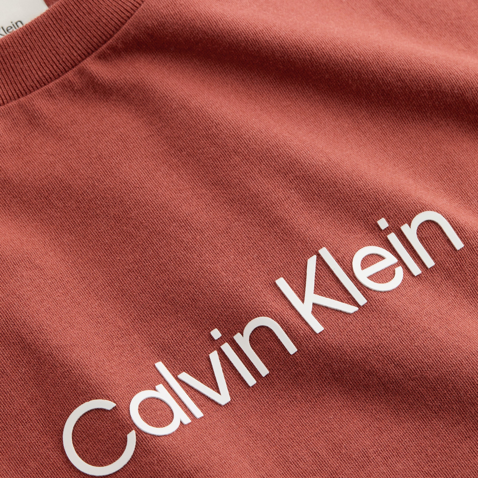 Calvin Klein Hero Logo Comfort Erkek Kırmızı T-Shirt