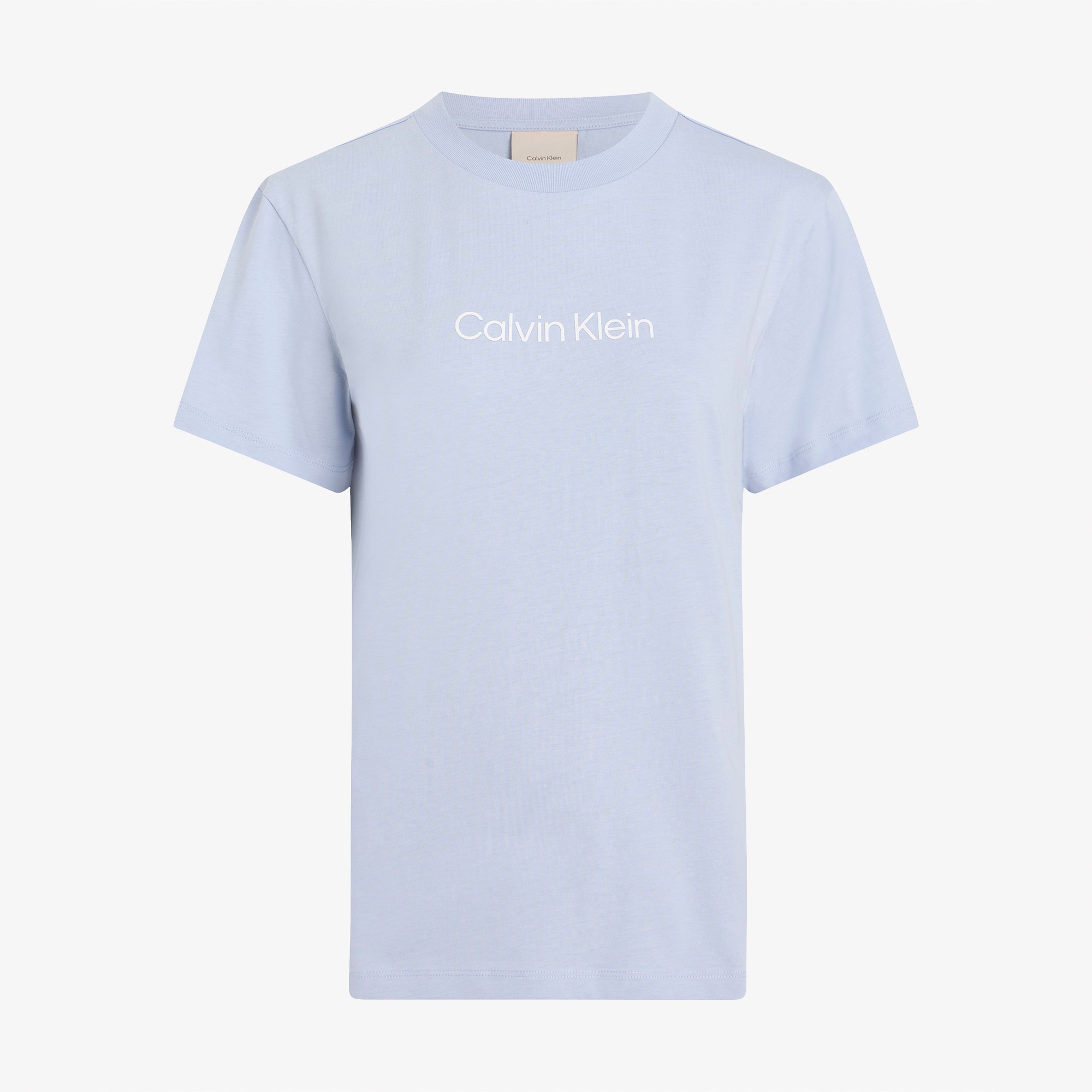 Calvin Klein Hero Logo Regular Kadın Mavi T-Shirt