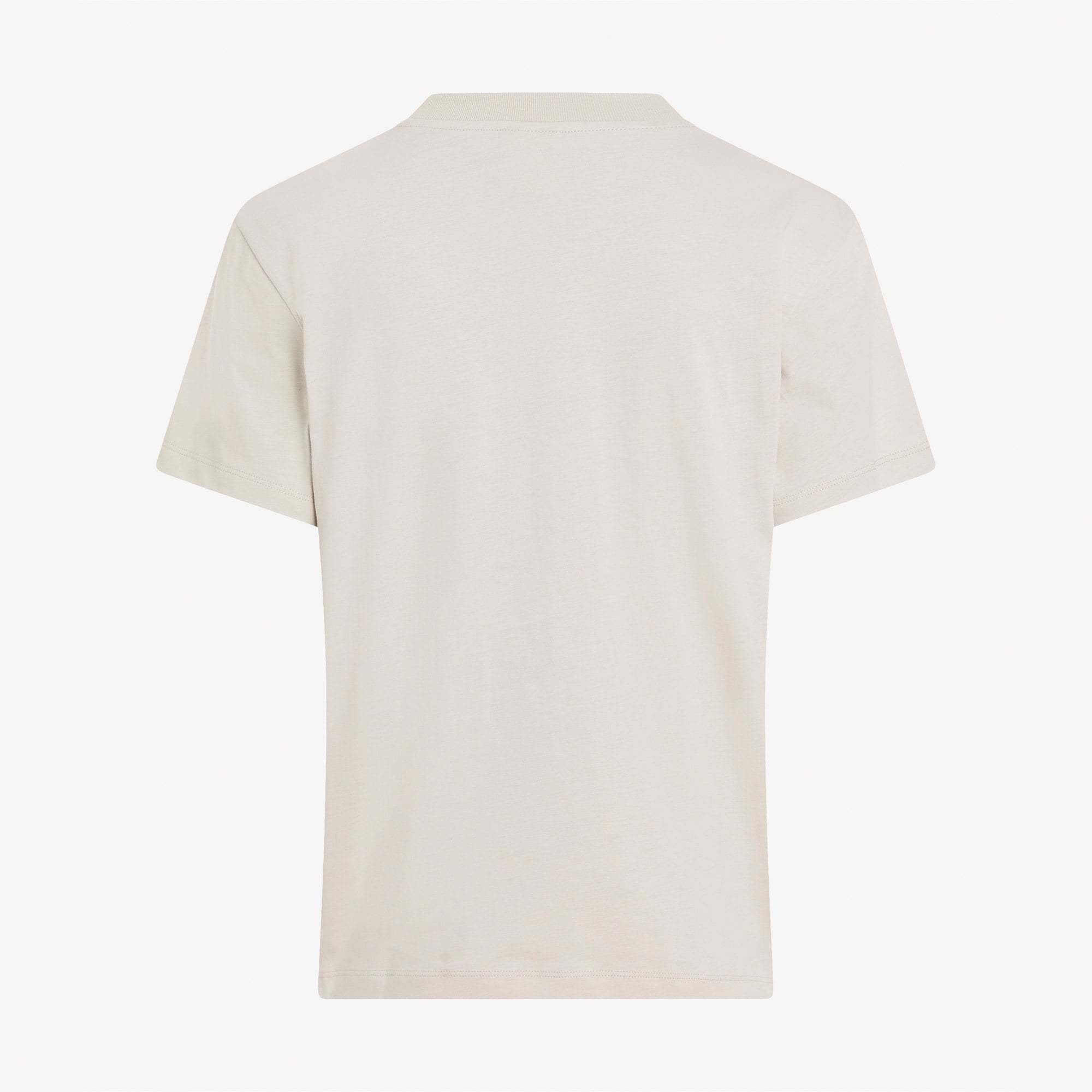 Calvin Klein Hero Logo Regular Kadın Bej T-Shirt