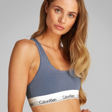  Calvin Klein Unlined Kadın Mavi Bra