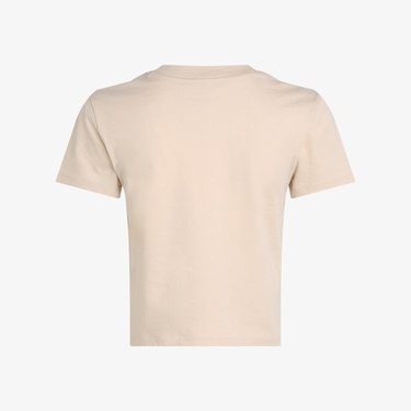  Calvin Klein Monologo Baby Kadın Bej T-Shirt