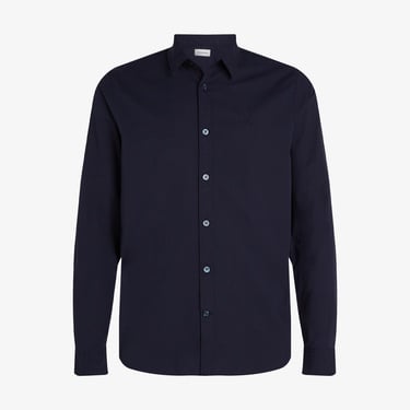  Calvin Klein Slim Stretch Erkek Lacivert Gömlek