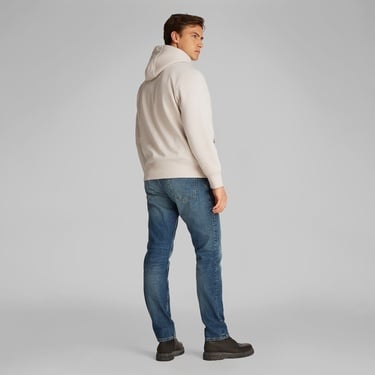  Calvin Klein Small Box Erkek Bej Sweatshirt