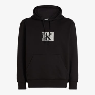  Calvin Klein Small Box Erkek Siyah Sweatshirt