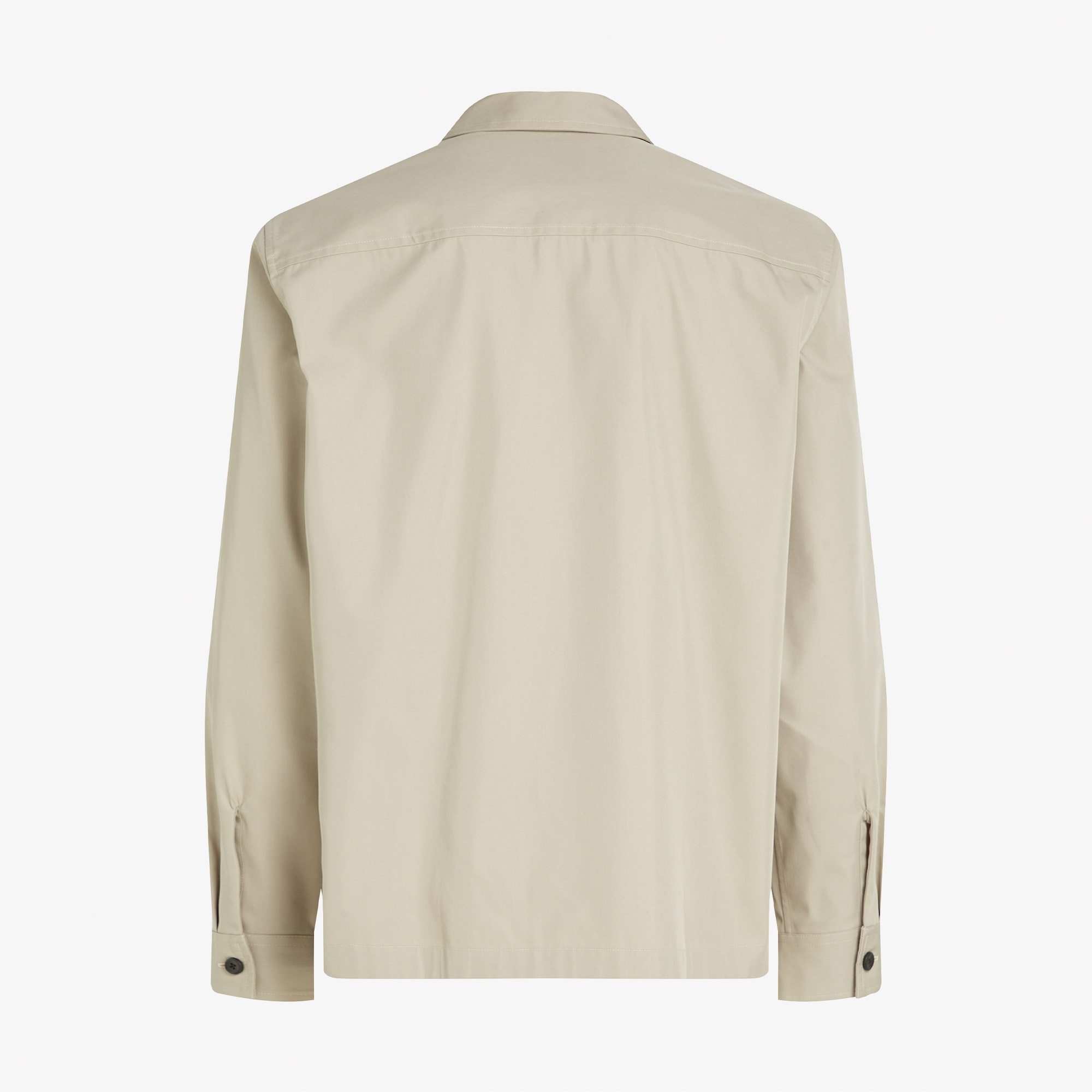 Calvin Klein Cotton Blend Over Erkek Bej Gömlek