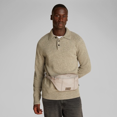  Calvin Klein Workwear Waist 38 Erkek Bej Bel Çantası