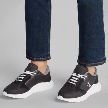  Calvin Klein Low Erkek Siyah Sneaker