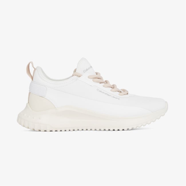  Calvin Klein Eva Runner So Mix İn Hitech Kadın Beyaz Sneaker