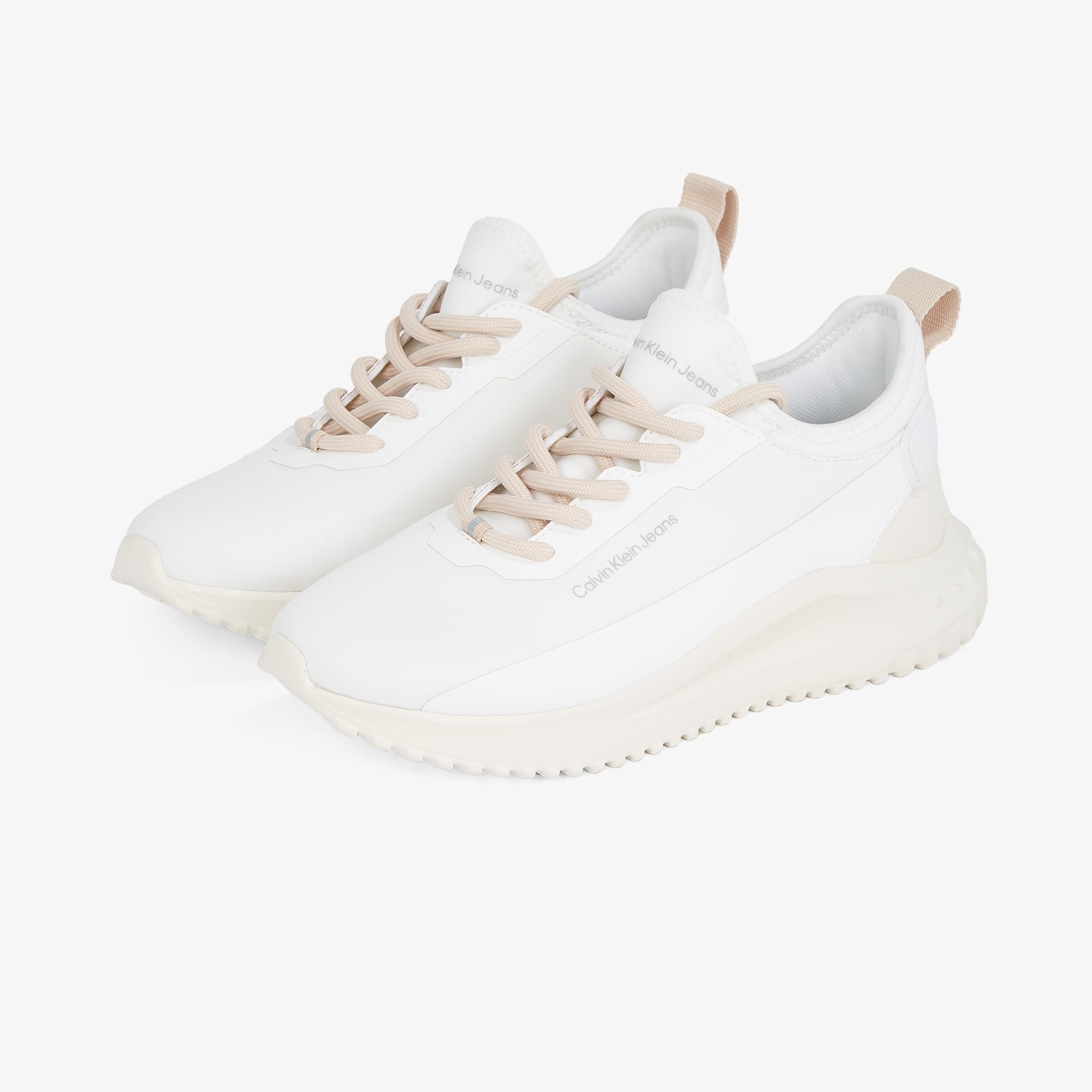 Calvin Klein Eva Runner So Mix İn Hitech Kadın Beyaz Sneaker