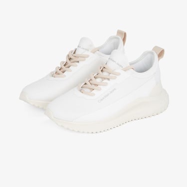  Calvin Klein Eva Runner So Mix İn Hitech Kadın Beyaz Sneaker