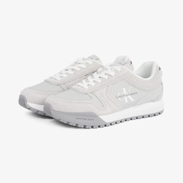  Calvin Klein Toothy Runner İrregular Lines Erkek Gri Sneaker