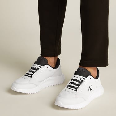 Calvin Klein Low Erkek Beyaz Sneaker