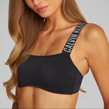  Calvin Klein Bandeau-Rp Kadın Siyah Bikini