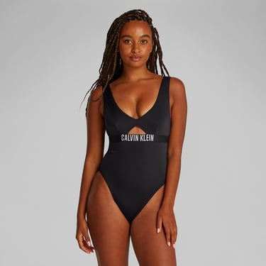  Calvin Klein Fashion Fit Kadın Siyah Mayo