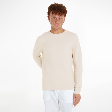  Calvin Klein Erkek Bej Triko