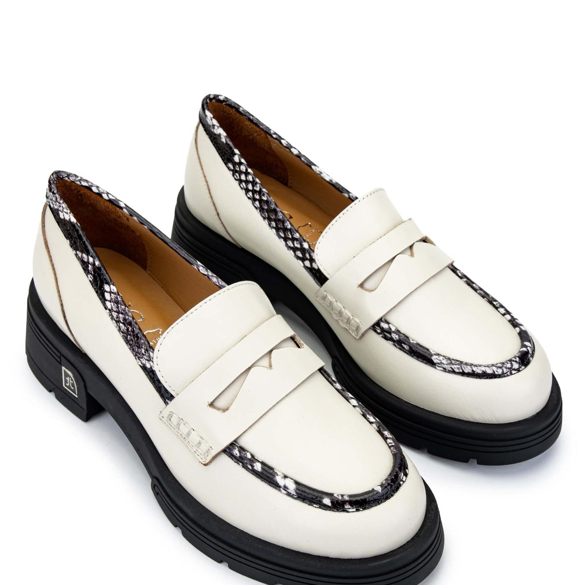 Tamer Tanca Kadın Hakiki Deri Bej Loafer Ayakkabı