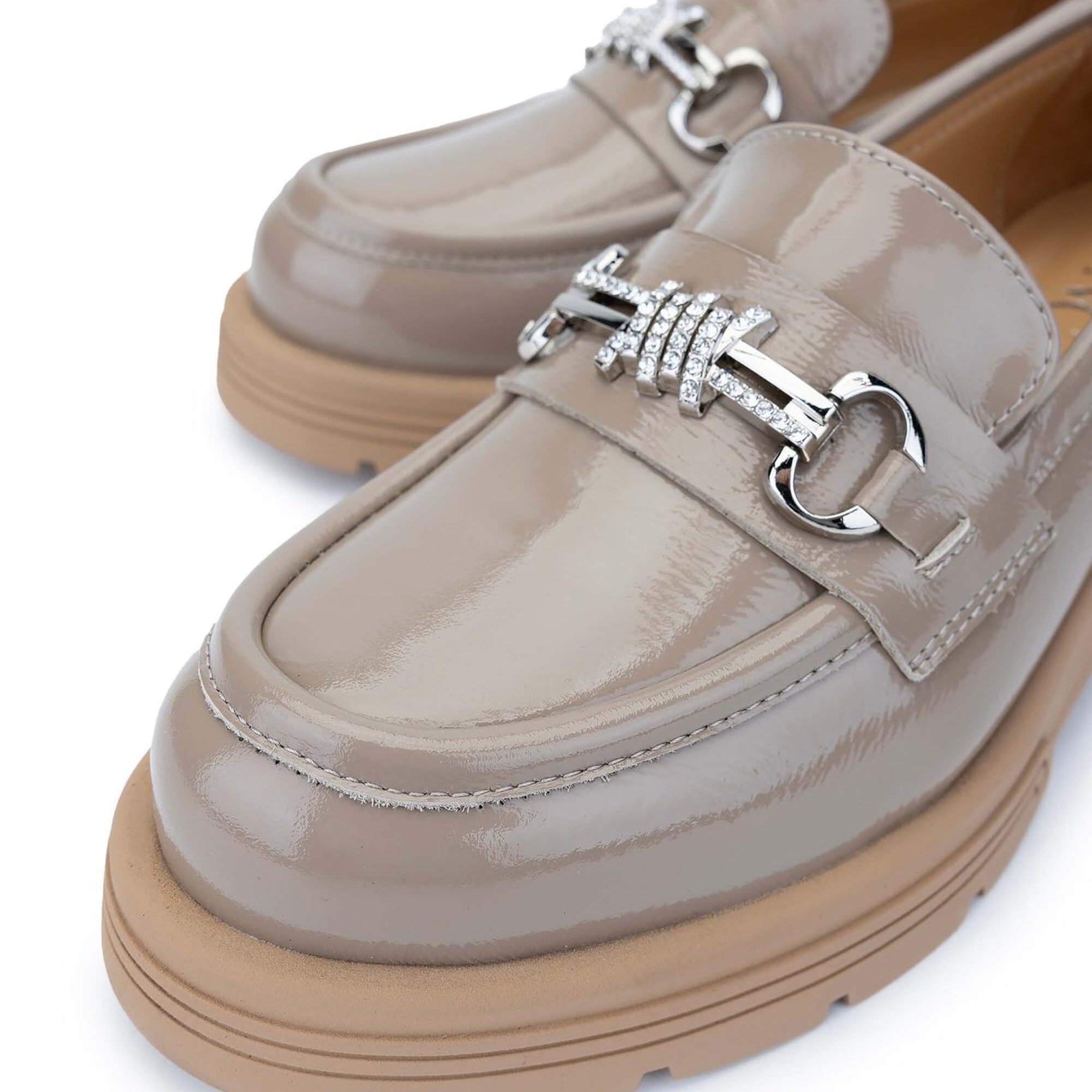 Tamer Tanca Kadın Hakiki Deri Vizon Loafer Ayakkabı