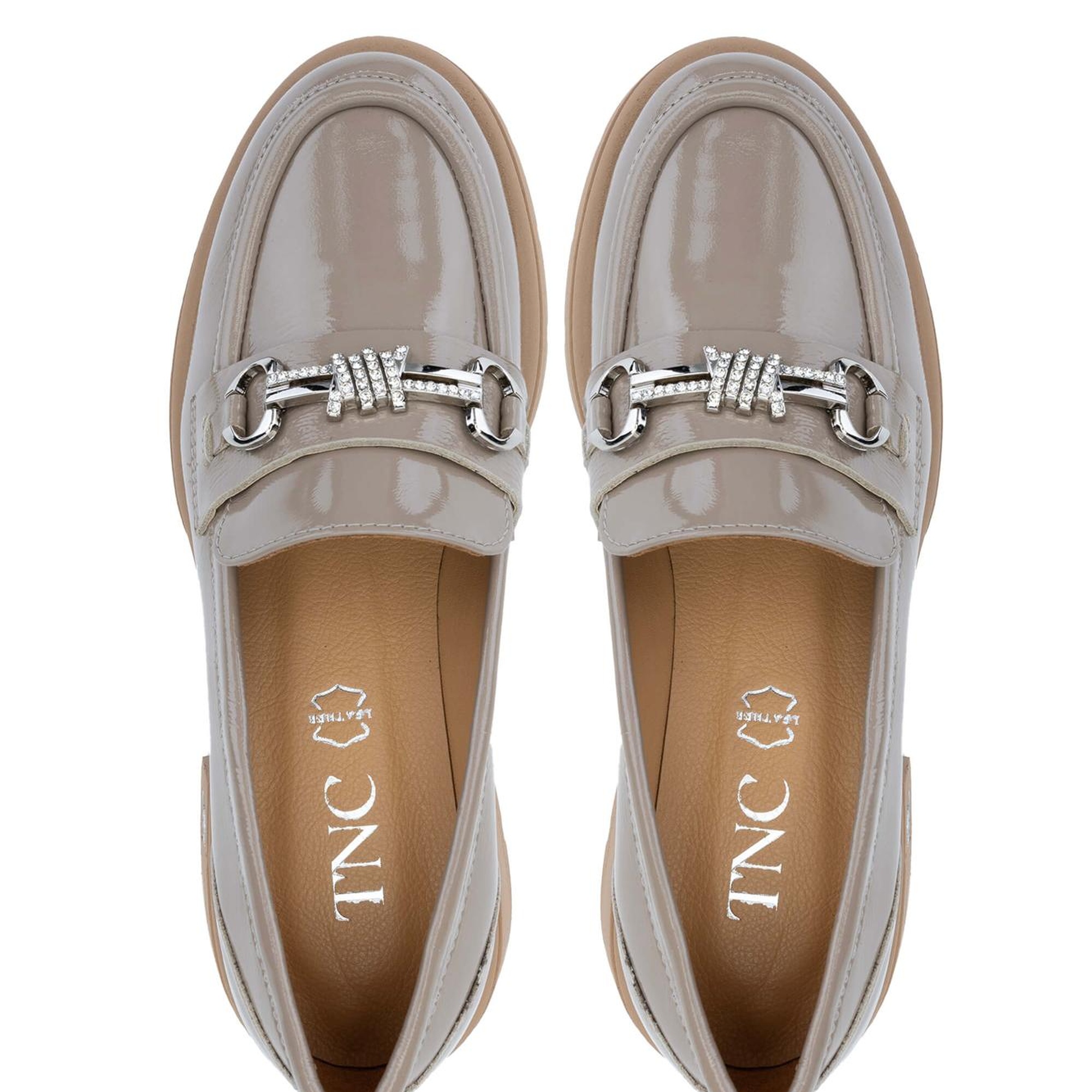 Tamer Tanca Kadın Hakiki Deri Vizon Loafer Ayakkabı