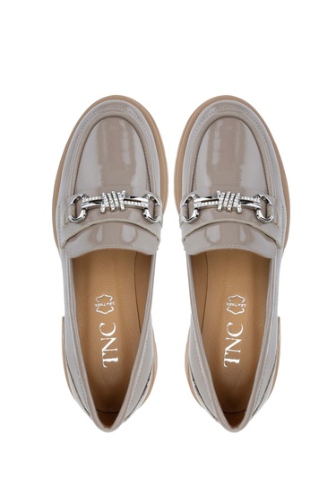  Tamer Tanca Kadın Hakiki Deri Vizon Loafer Ayakkabı