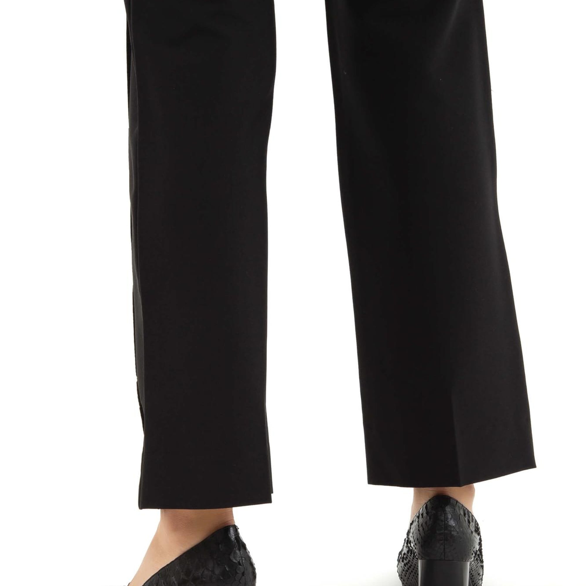 Tamer Tanca Kadın Hakiki Deri Siyah Klasik Ayakkabı